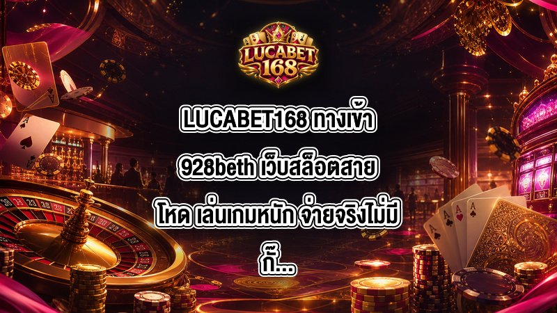 LUCABET168 ทางเข้า928beth